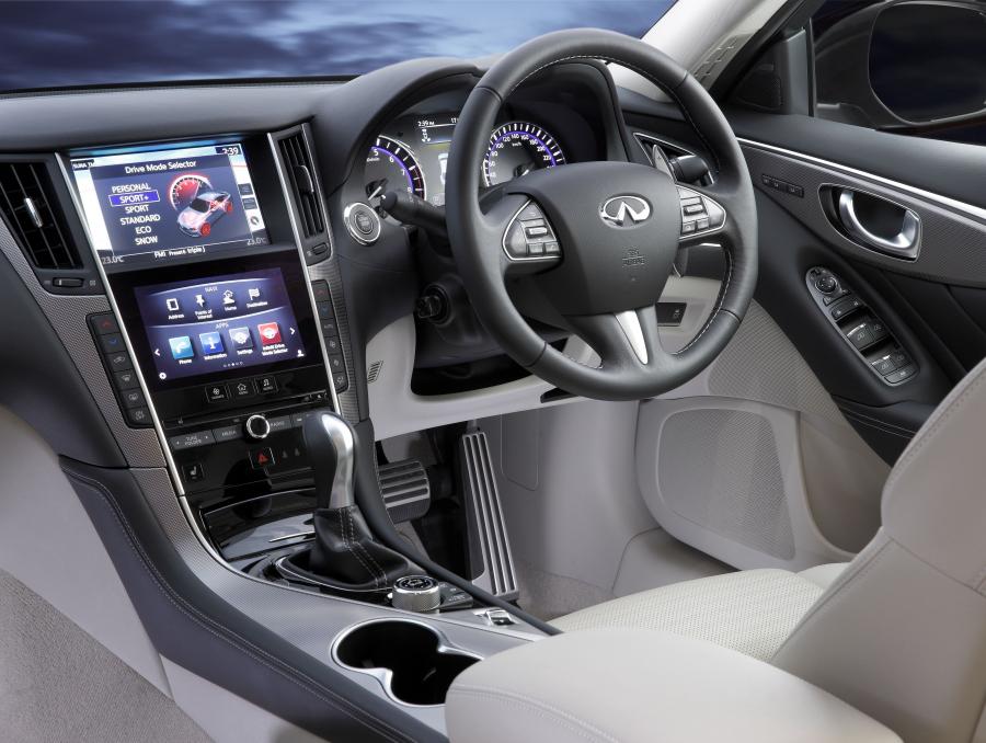Интерьер Infiniti Q50S 3.0t 2016 года  (AU) (фото 10 из 22)